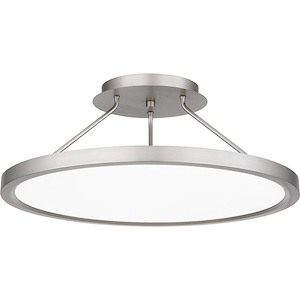 Outskirts - 30W LED Semi-Flush Mount In Contemporary Style-8 Inches Tall and 20 Inches Wide - 1118967