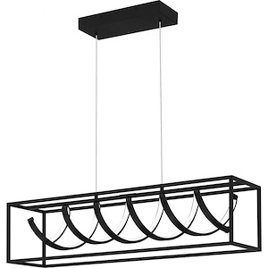 Amaranth - 36W LED Island In Contemporary Style-8.25 Inches Tall and 32 Inches Wide