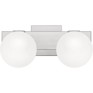 Clements - 2 Light Medium Bath Vanity in Transitional style - 14.5 Inches wide by 6.75 Inches high
