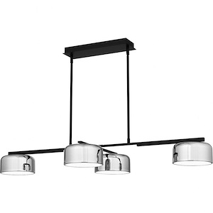 Gabriel - 33W LED Linear Chandelier In Contemporary Style-6.25 Inches Tall and 49.25 Inches Wide - 1096018