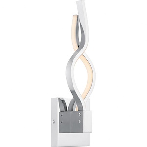Isadora - 14W LED Wall Sconce In Contemporary Style-15.75 Inches Tall and 4.5 Inches Wide