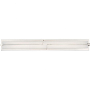 Platinum Collection Lateral 1 Light Contemporary Bath Vanity Approved for Damp Locations - 4 Inches high - 688250
