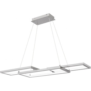 Mesa - 47W LED Linear Chandelier In Contemporary Style-2.25 Inches Tall and 39.5 Inches Wide