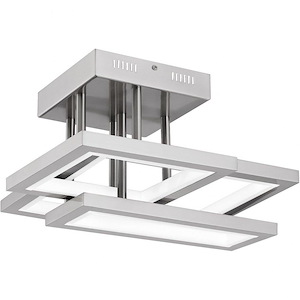 Mesa - 29W LED Flush Mount In Contemporary Style-7.5 Inches Tall and 16.5 Inches Wide - 1096021