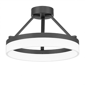 Cohen - 24W 1 LED Semi-Flush Mount - 10.25 Inches high - 878291