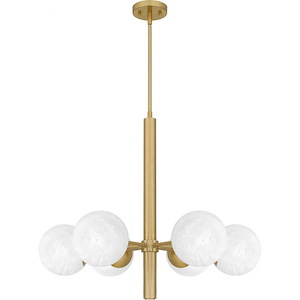 Solei - 6 Light Chandelier-24.25 Inches Tall and 28 Inches Wide