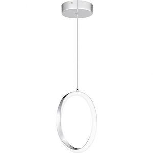 Senna - 13W LED Mini Pendant In Contemporary Style-10.25 Inches Tall and 6.5 Inches Wide