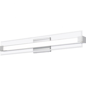 Platinum Collection Salon 1 Light Contemporary Bath Vanity Approved for Damp Locations - 5 Inches high - 688231