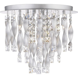 Twinkle - 6 Light Flush Mount - 13 Inches high