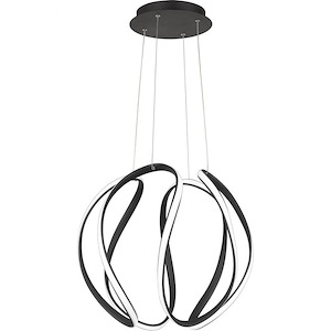 Waving - 56W 1 LED Pendant - 16.75 Inches high