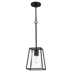 Prescott - 1 Light Small Mini Pendant In Transitional Style-24 Inches Tall and 8 Inches Wide