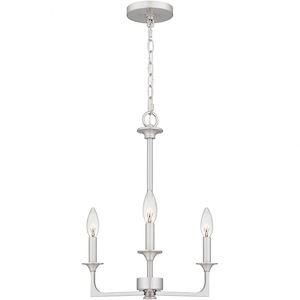 Prescott - 3 Light Chandelier In Transitional Style-20 Inches Tall and 16 Inches Wide