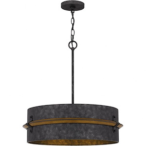 Lariat - 3 Light Pendant In Farmhouse Style-22 Inches Tall and 21 Inches Wide
