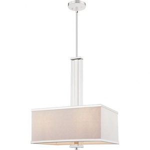 4 Light Pendant in Transitional style - 18 Inches wide by 24.75 Inches high - 1025625
