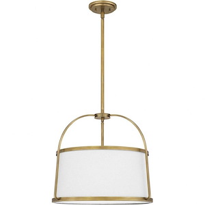 York - 4 Light Pendant In Traditional Style-17.25 Inches Tall and 20 Inches Wide