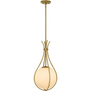 1 Light Mini Pendant In Modern Style-22 Inches Tall and 10.75 Inches Wide