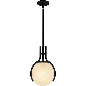 Orbit - 1 Light Pendant-16 Inches Tall and 11.25 Inches Wide