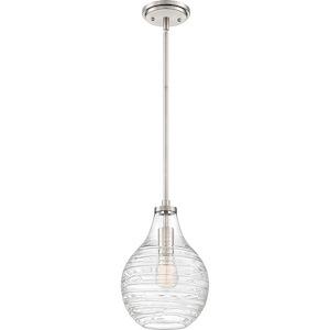 Genie - 1 Light Mini Pendant - 12.75 Inches high