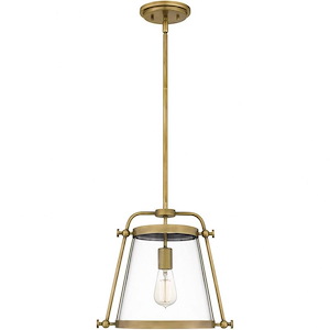 Cardiff - 1 Light Mini Pendant In Traditional Style-12.75 Inches Tall and 13.5 Inches Wide - 1096066