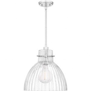 Vienna - 1 Light Mini Pendant In Transitional Style-15 Inches Tall and 14 Inches Wide