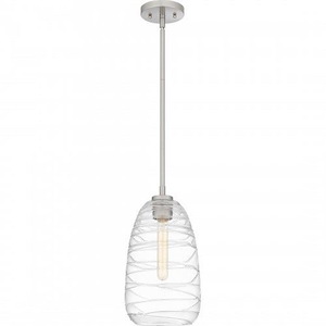 1 Light Mini Pendant-14.75 Inches Tall and 8 Inches Wide