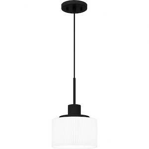 1 Light Mini Pendant In Modern Style-12.5 Inches Tall and 8 Inches Wide