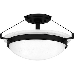 Elderwood - 2 Light Semi-Flush Mount In Transitional Style-8.5 Inches Tall and 15 Inches Wide
