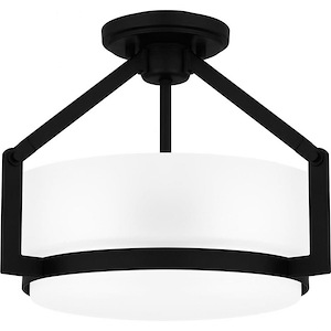 Collinham - 2 Light Semi-Flush Mount In Contemporary Style-11.25 Inches Tall and 14.25 Inches Wide