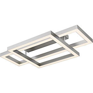 Lawless - 35W LED Semi-Flush Mount-5.75 Inch Tall and 36 Inch Wide