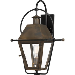 Rue De Royal 22.5 Inch Outdoor Wall Lantern Traditional Brass/Steel Approved for Wet Locations