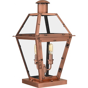 Rue De Royal - 2 Light Outdoor Wall Lantern In Traditional Style-19.25 Inches Tall and 10.5 Inches Wide - 1325695