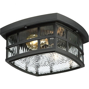 Stonington - 2 Light Outdoor Flush Mount - 5.75 Inches high made with Coastal Armour