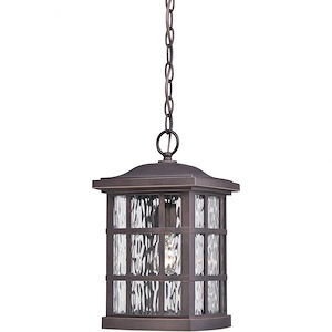 Stonington - 1 Light Outdoor Hanging Lantern - 15 Inches high made with Coastal Armour