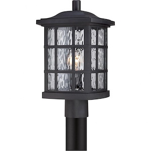 Stonington - 1 Light Outdoor Post Lantern - 16.5 Inches high made with Coastal Armour