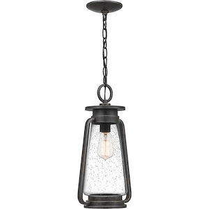 Sutton - 1 Light Outdoor Hanging Lantern - 17.25 Inches high