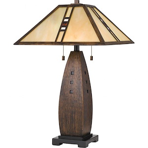 Tiffany - 2 Light Table Lamp - 26.5 Inches high