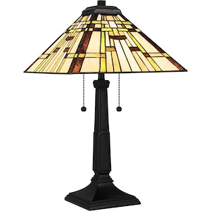 Mill Run - 2 Light Table Lamp In Traditional Style-23.25 Inches Tall and 14 Inches Wide - 1118952