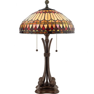 West End - 2 Light Table Lamp - 8603