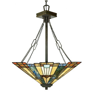 Inglenook Pendant 3 Light - 25.5 Inches high