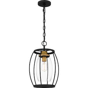 Thyme - 1 Light Mini Pendant In Coastal Style-17 Inches Tall and 11 Inches Wide
