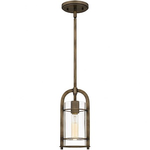 Toscana - 1 Light Mini Pendant In Coastal Style-11.5 Inches Tall and 5.25 Inches Wide