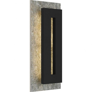 Tate - 12W LED Medium Outdoor Wall Lantern - 18.25 Inches high made with Coastal Armour