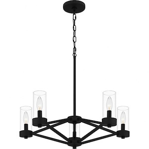 Villa - 5 Light Chandelier In Modern Style-20.75 Inches Tall and 24 Inches Wide