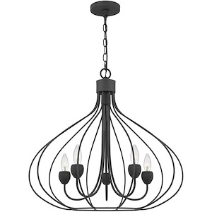 Walsh - 5 Light Pendant in Transitional style - 25 Inches wide by 23.5 Inches high - 1025790