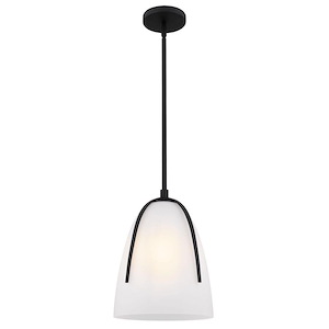 Whitmore - 1 Light Mini Pendant-13 Inch Tall and 10 Inch Wide