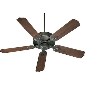 Hudson - Patio Ceiling Fan in Soft Contemporary style - 52 inches wide by 16.5 inches high