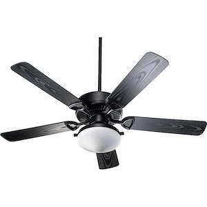 Estate Patio - 5 Blade Ceiling Fan with Light Kit In Traditional Style-19.17 Inches Tall and 52 Inches Wide