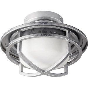 Windmill - 18W 1 LED Cage Ceiling Fan Light Kit in Transitional style - 11 inches wide by 6 inches high