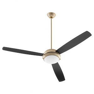 Expo - 3 Blade Ceiling Fan with Light Kit-15.75 Inches Tall and 60 Inches Wide