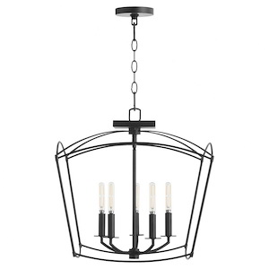 Mantle - 5 Light Convertible Pendant-19 Inches Tall and 18.5 Inches Wide - 1305799